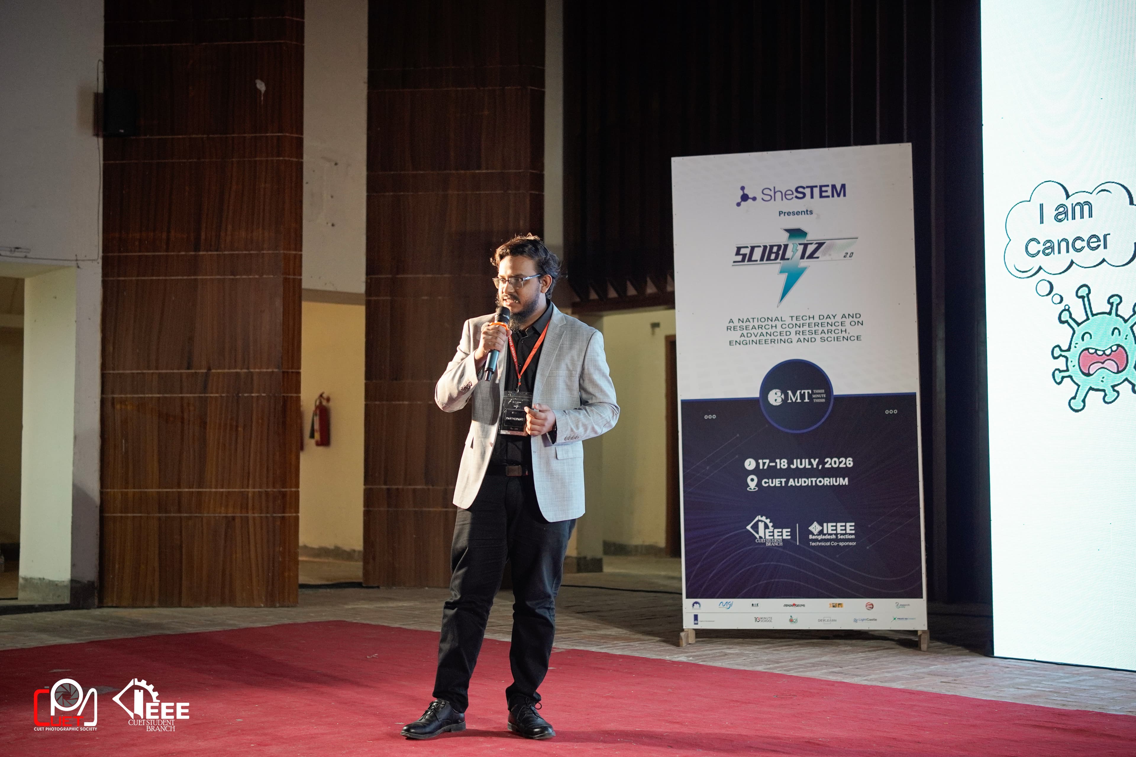 Being Finalist in Three Minutes Thesis of Sciblitz 2.0
